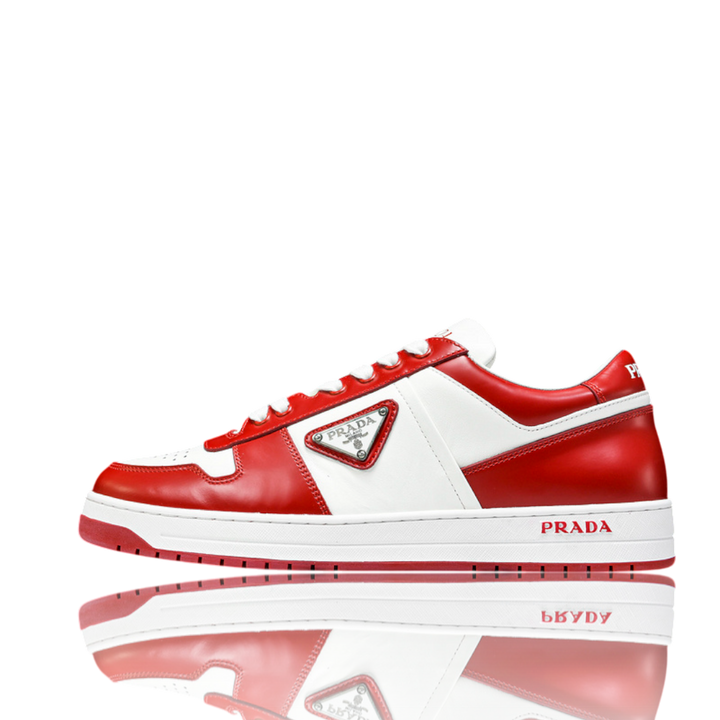 Prada Downtown Sneaker 'White Lacquer Red'