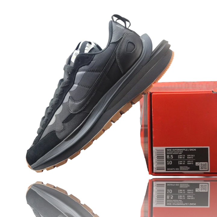 Sacai x VaporWaffle 'Black Gum'