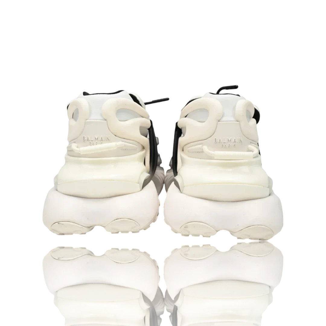 Balmain Unicorn low-top 'Gradient White Black'