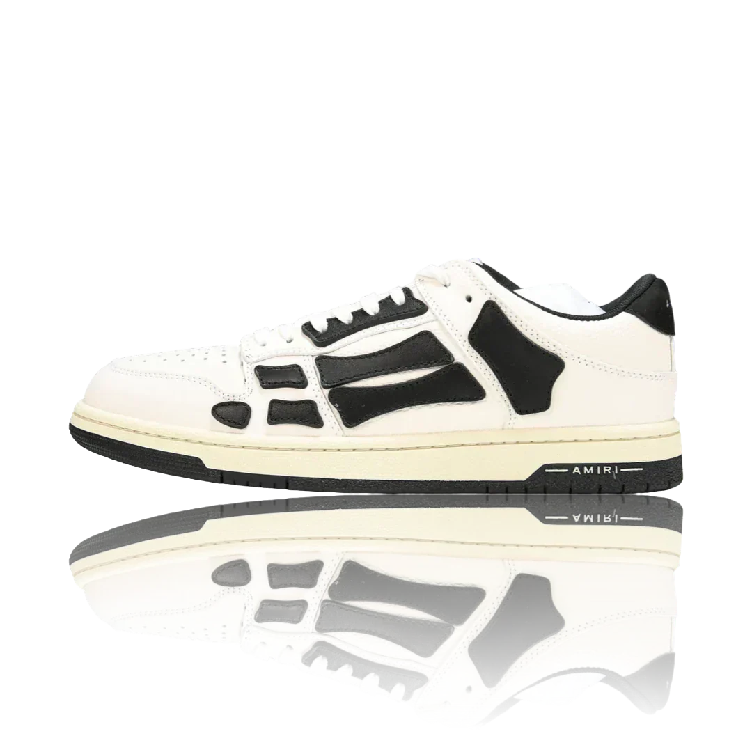 Amiri Skel Top Low 'White Black White'