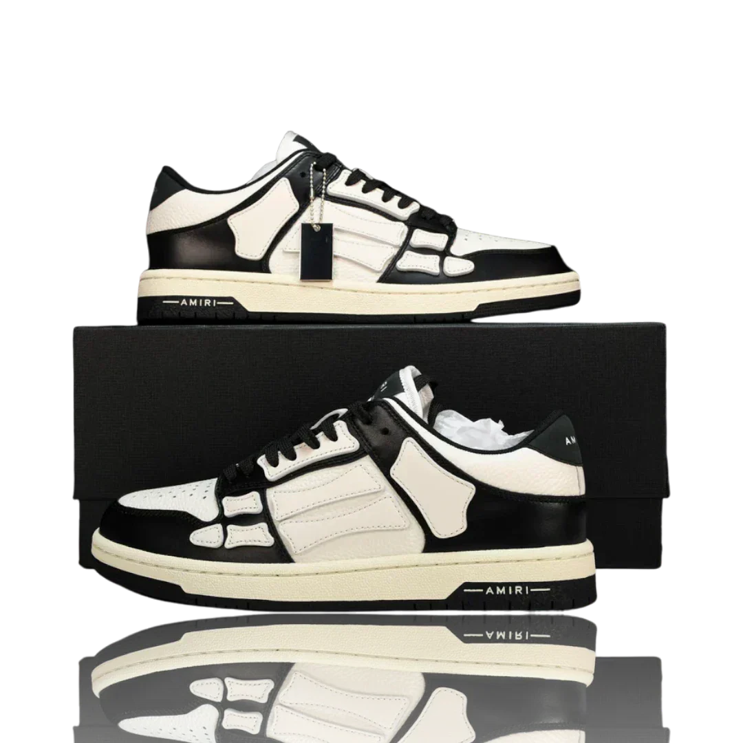 Amiri Skel Top Low 'Black White'