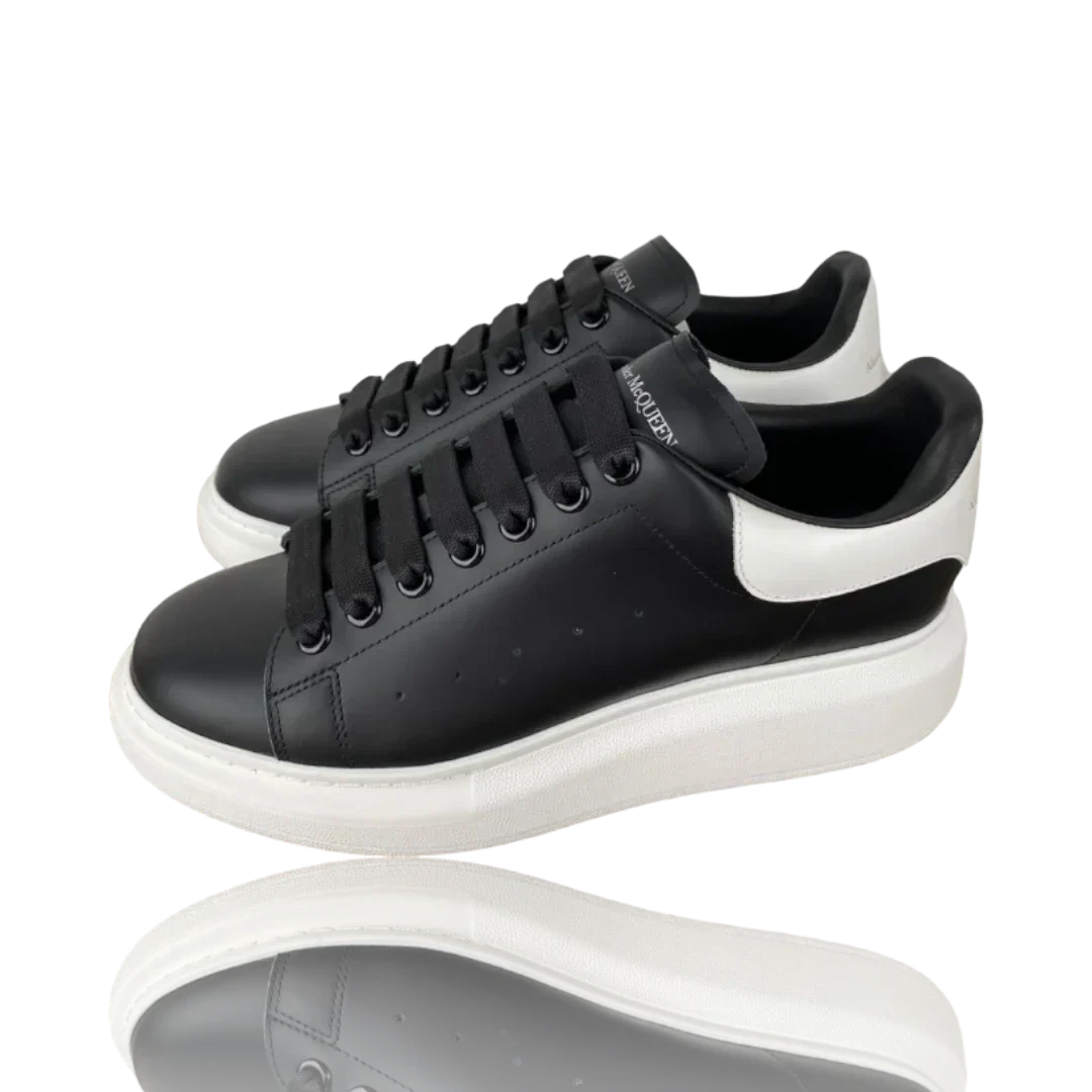 McQueen Oversized Sneaker 'Black White White'