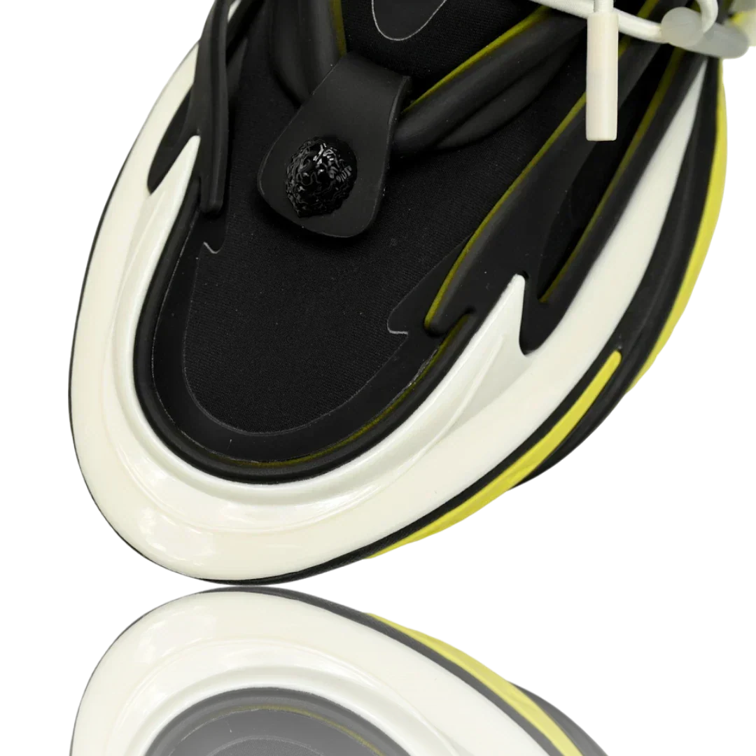 Balmain Unicorn low-top 'Black Yellow'