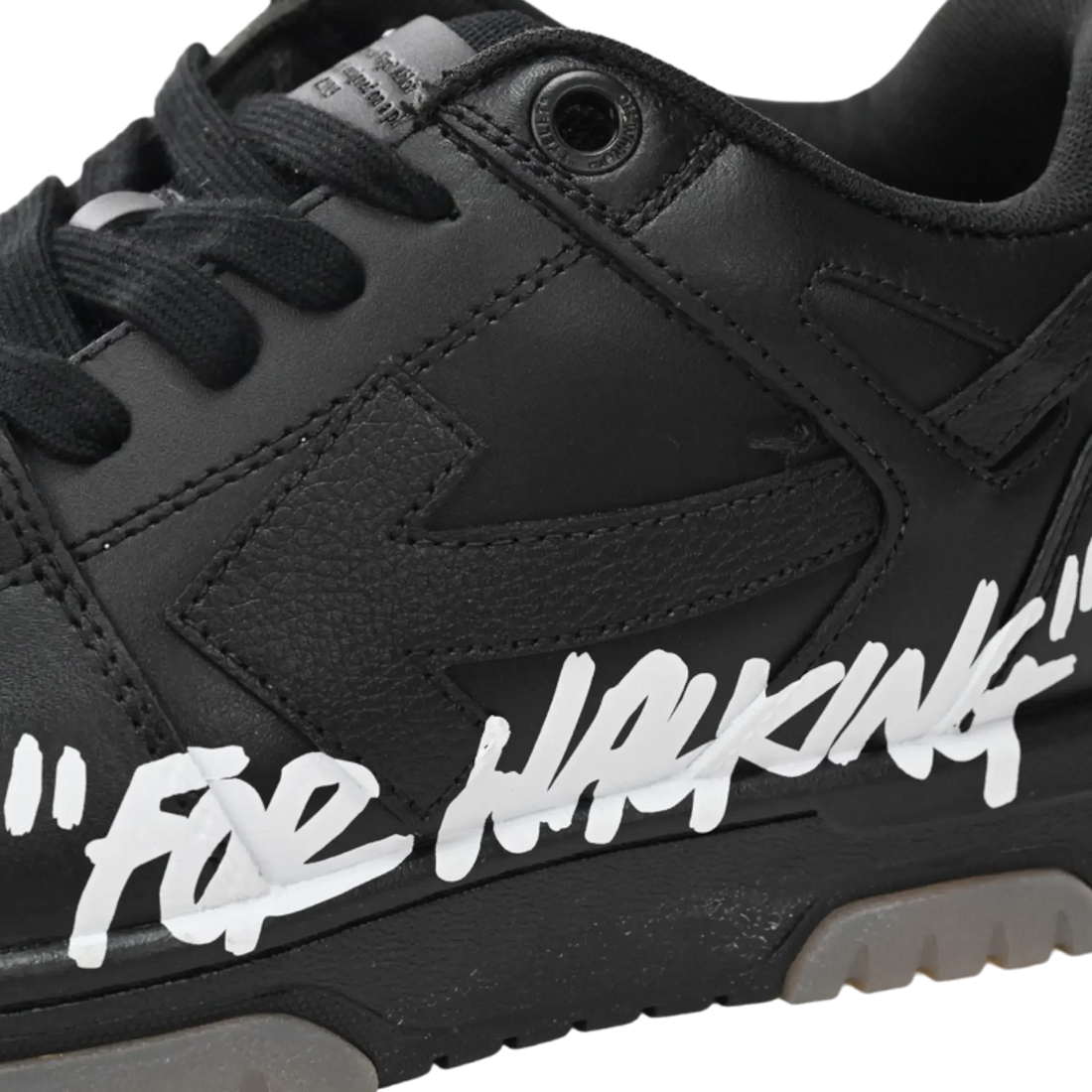 Off-White Out Of Office Low Top 'For Walking' Black White