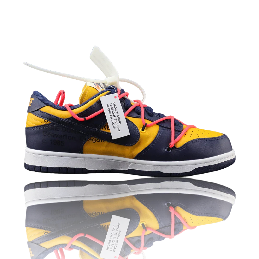 Off-White x SB Dnk Low 'University Gold'