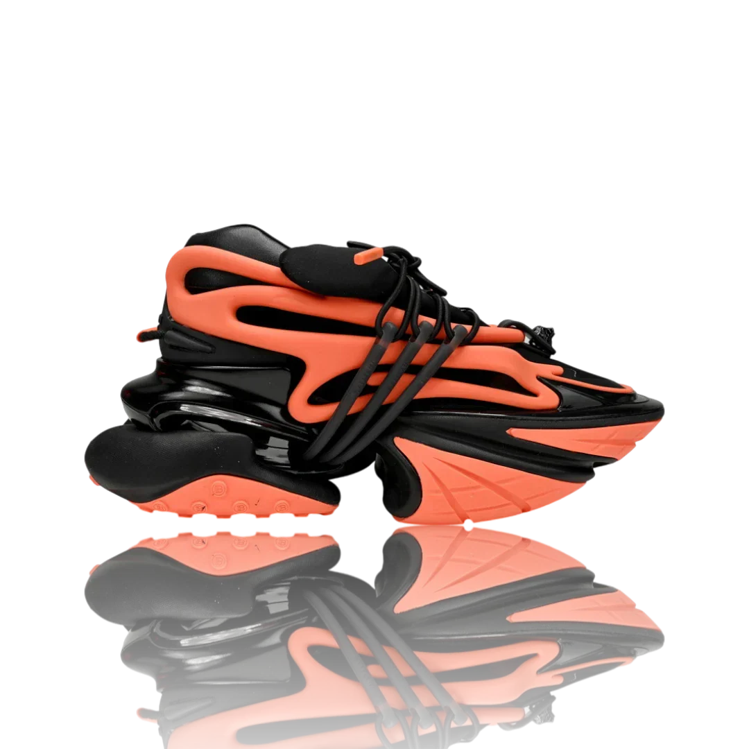 Balmain Unicorn low-top 'Orange Black'