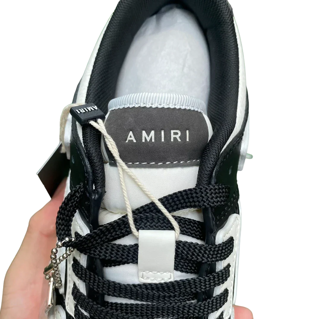 Amiri Skel Top Low 'Black White'