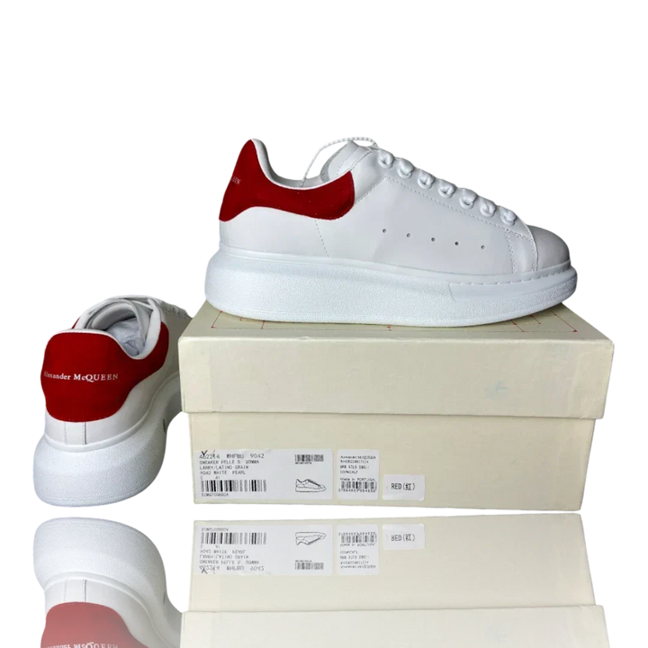 McQueen Oversized 'White Lust Red'