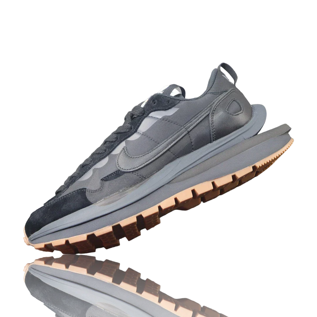 Sacai x VaporWaffle 'Black Gum'