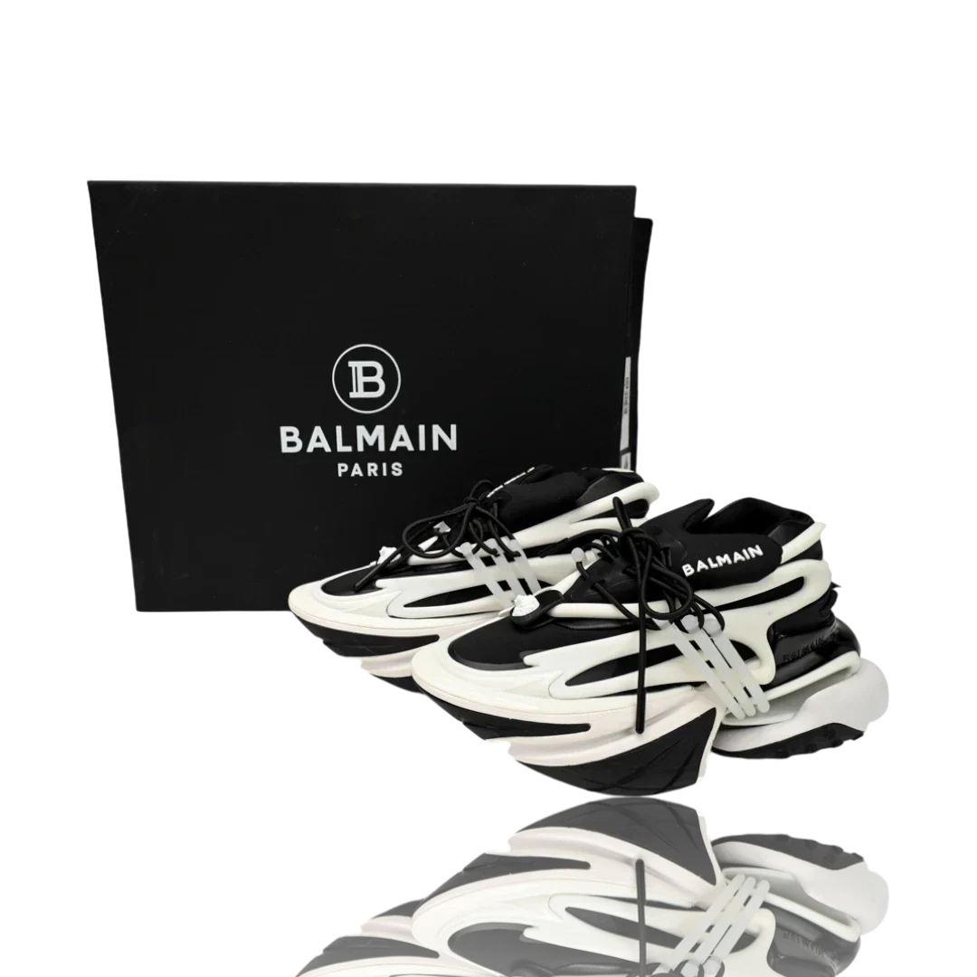Balmain Unicorn low-top 'Black White'