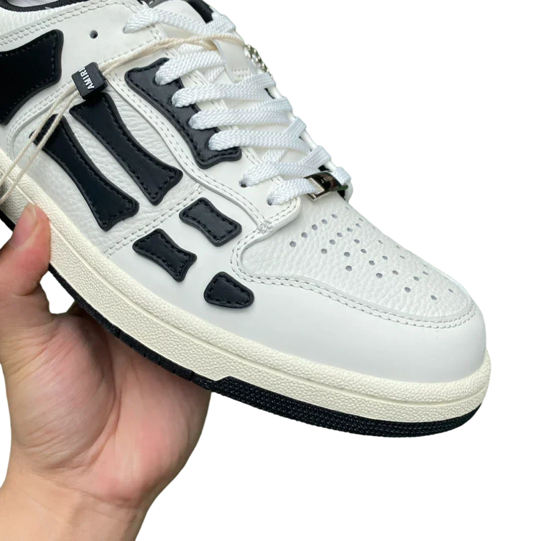 Amiri Skel Top Low 'White Black White'