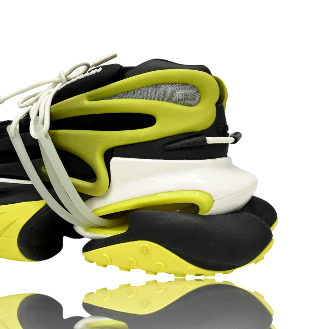 Balmain Unicorn low-top 'Black Yellow'