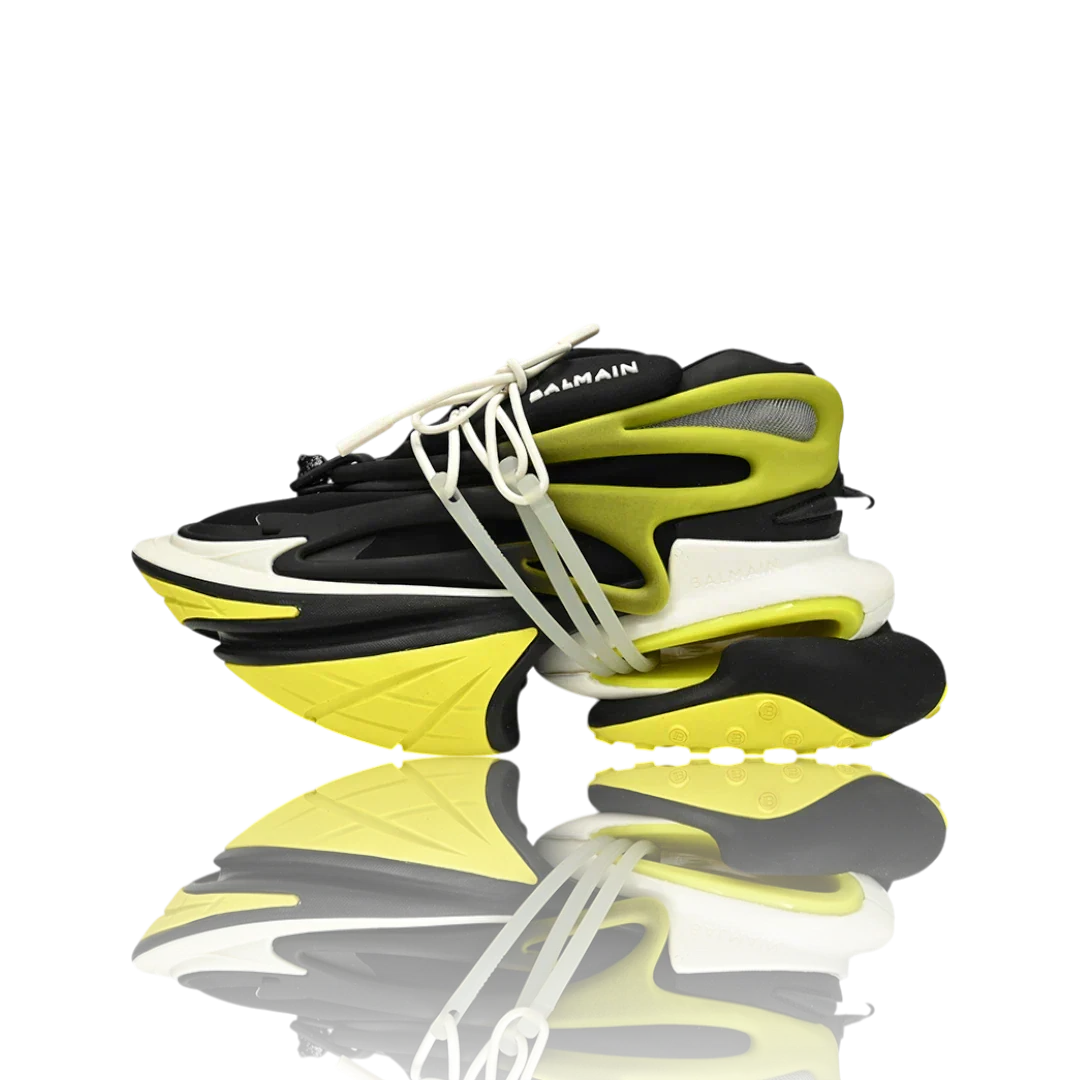 Balmain Unicorn low-top 'Black Yellow'