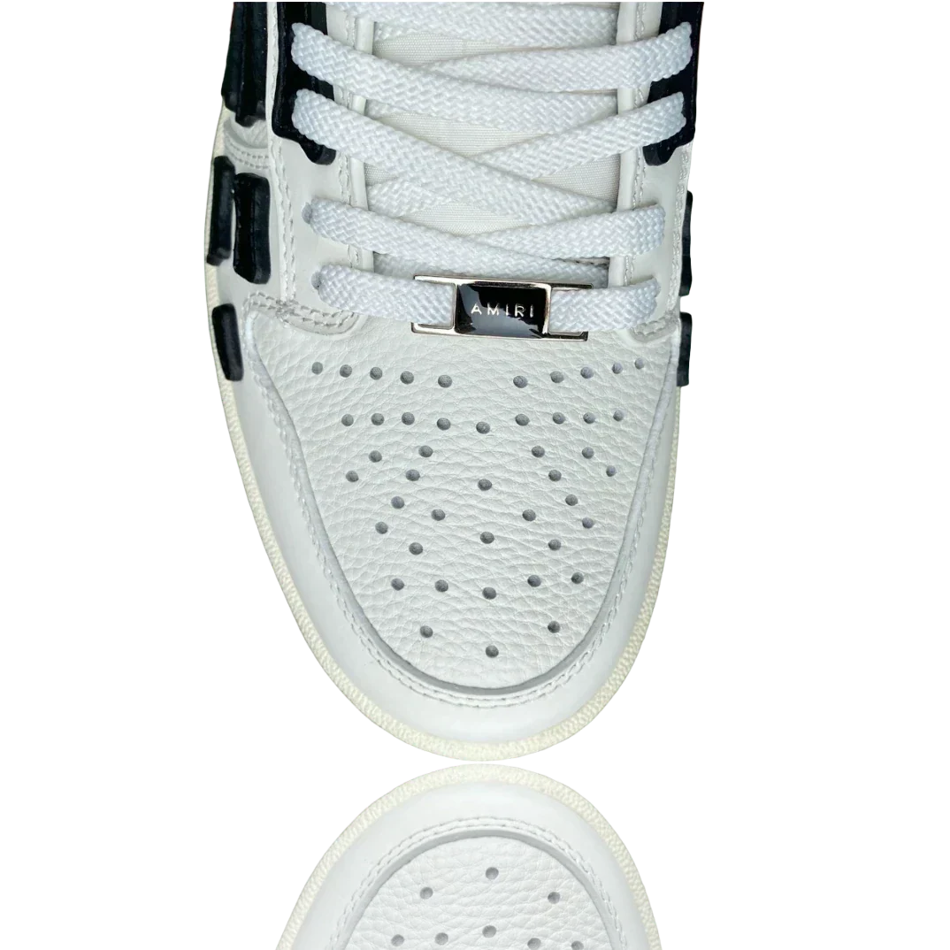 Amiri Skel Top Low 'White Black White'