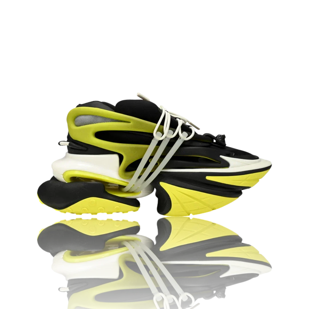 Balmain Unicorn low-top 'Black Yellow'
