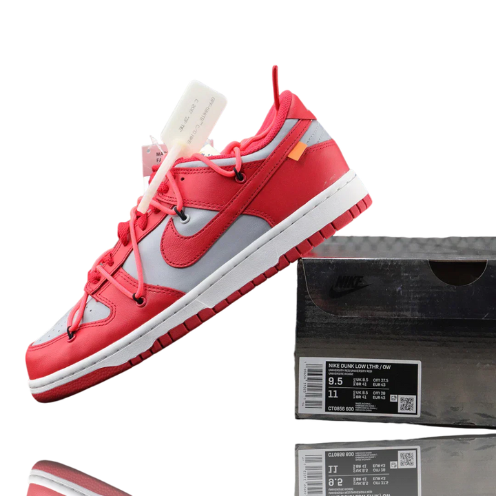 Off-White x SB Dnk Low 'University Red'