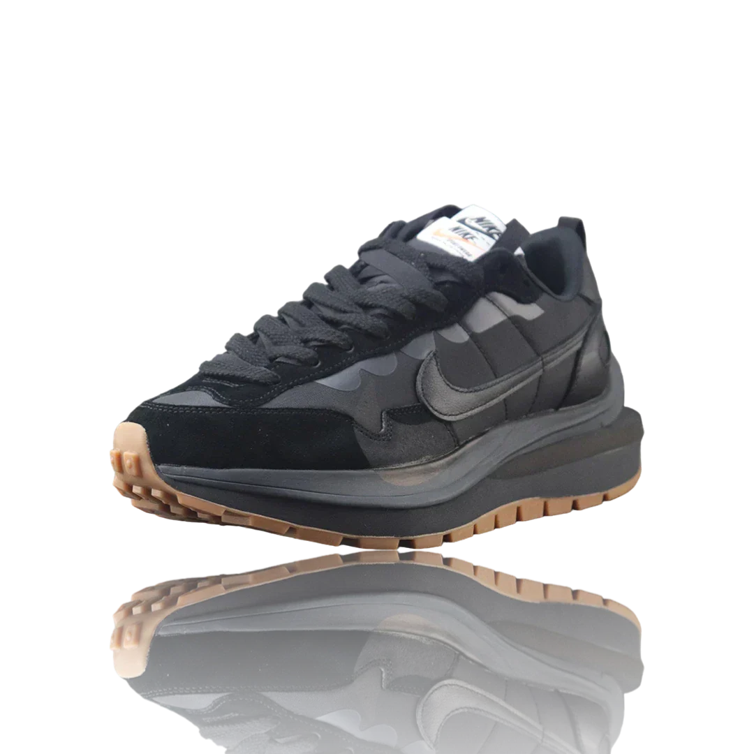 Sacai x VaporWaffle 'Black Gum'