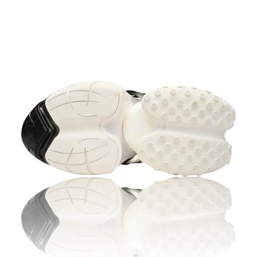 Balmain Unicorn low-top 'Gradient White Black'