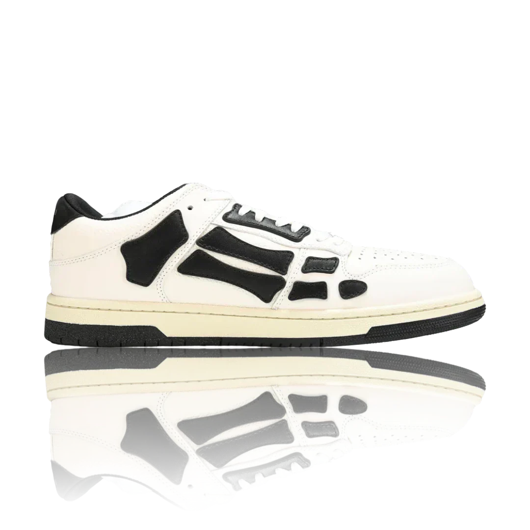Amiri Skel Top Low 'White Black White'